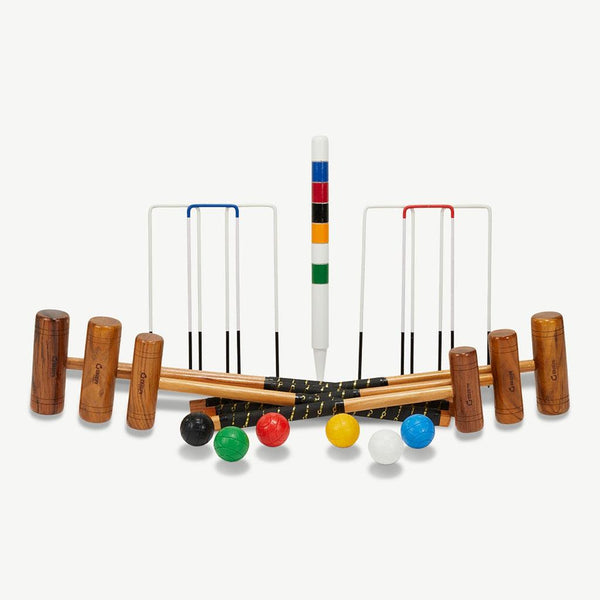 Croquet Family | Familie-krokket-Croquet sett-Uber Games-Komplett sett seks pers-Kvalitetstid AS