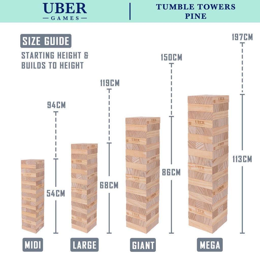Stabletårn | Furu | Flere størrelser-Stabletårn-Uber Games-Mini-Kvalitetstid AS