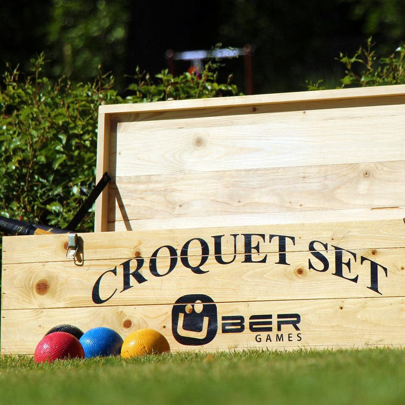 Croquet oppbevaring-Croquet tilbehør-Uber Games-Krokket-tralle til 6 spillere-Kvalitetstid AS