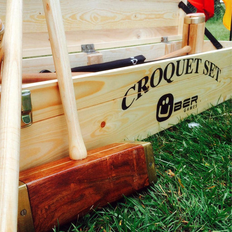 Croquet oppbevaring-Croquet tilbehør-Uber Games-Krokket-tralle til 6 spillere-Kvalitetstid AS