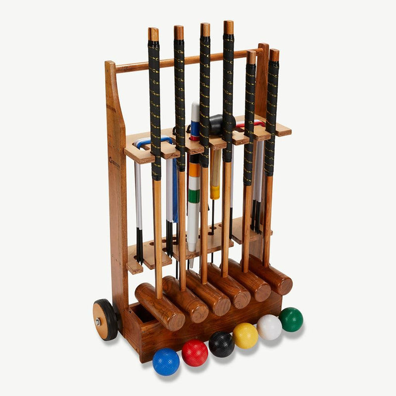 Croquet Garden | Hagekrokket-Croquet sett-Uber Games-4 pers komplett sett-Kvalitetstid AS