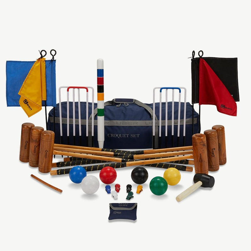 Croquet Proffsett (4-6 spillere) | Vår bestselger!-Croquet sett-Uber Games-4-Kvalitetstid AS
