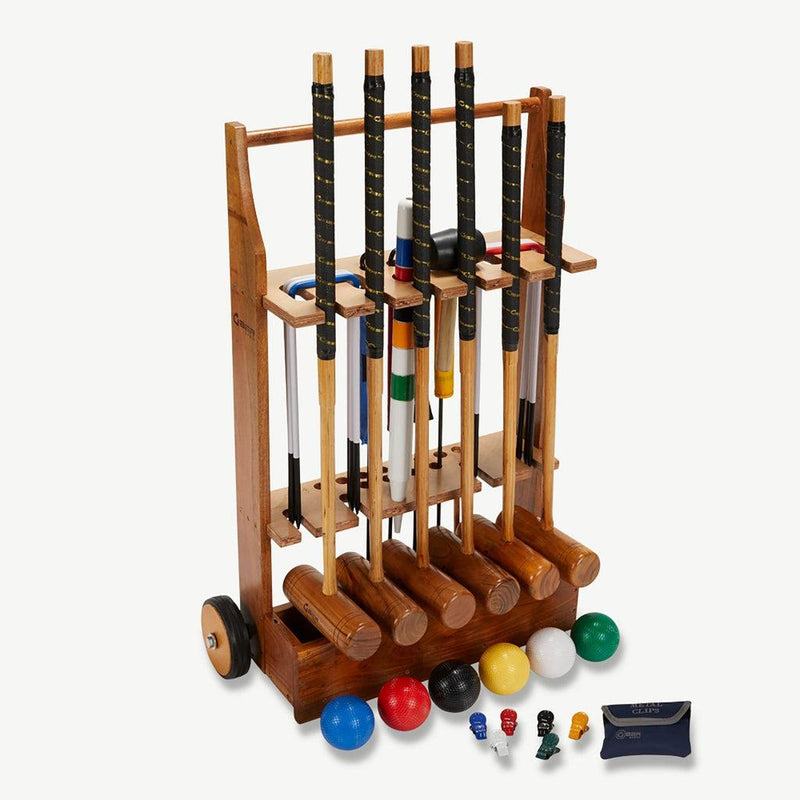 Croquet Proffsett (4-6 spillere) | Vår bestselger!-Croquet sett-Uber Games-4-Kvalitetstid AS