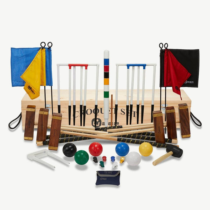 Croquet Championship | Mesterskaps-krokket-Croquet sett-Uber Games-Komplett sett fire pers-Kvalitetstid AS