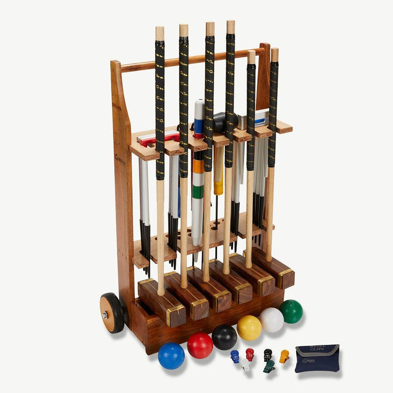 Croquet Championship | Mesterskaps-krokket-Croquet sett-Uber Games-Komplett sett fire pers-Kvalitetstid AS