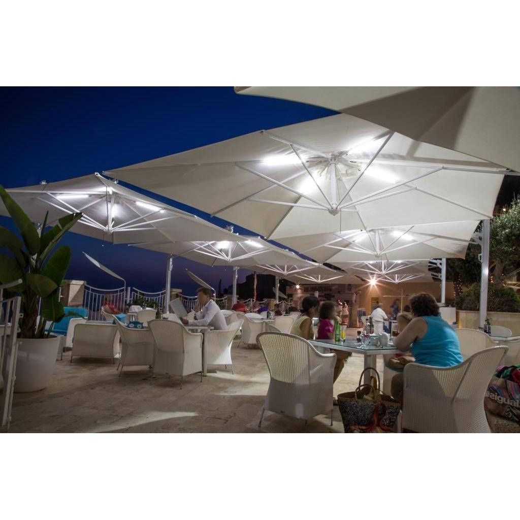 Led lys | for parasoll | Sett-Parasoller-Scolaro-50cm-Kontakt-Kvalitetstid AS