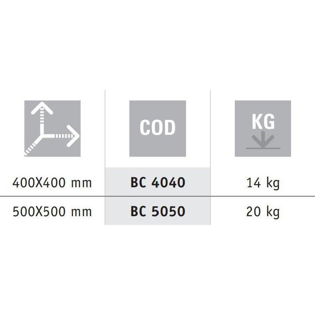Betongvekt | Helle | BC4040 / BC5050-Parasoll-tilbehør-Scolaro-400x400 mm-Kvalitetstid AS