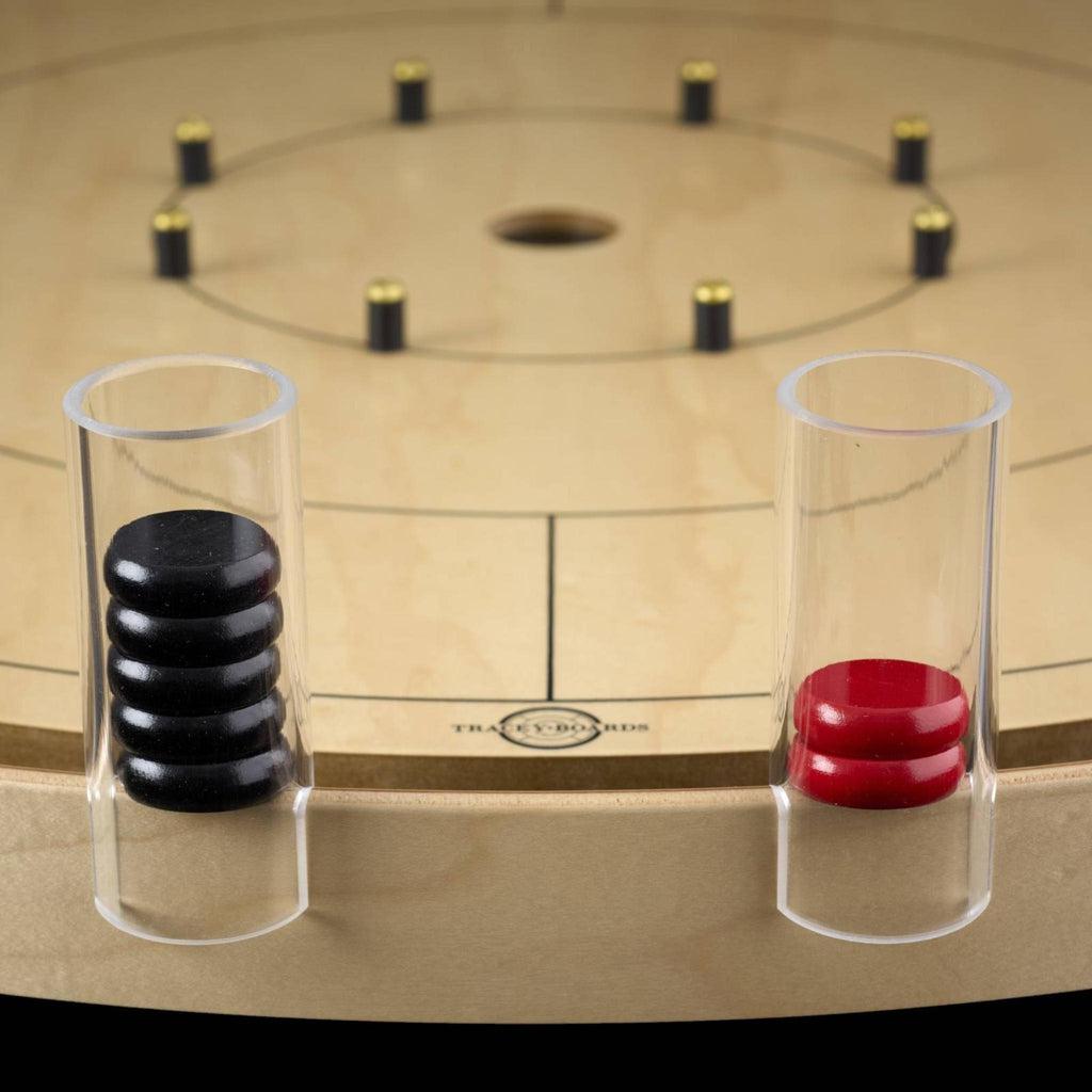Crokinole 20-poengs beholdere (2stk)-Crokinole tilbehør-Tracey Boards-Kvalitetstid AS