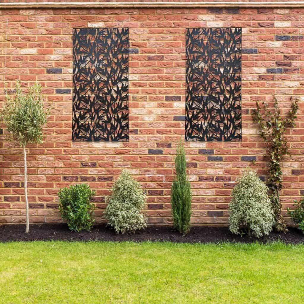 Designskjerm | Metall Sort | Bamboo-Designskjerm-Core Landscape Products-60 x 120cm-Kvalitetstid AS