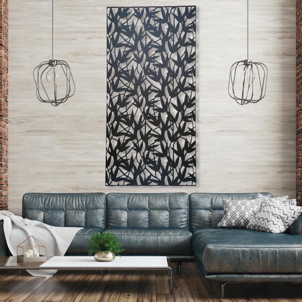 Designskjerm | Metall Sort | Bamboo-Designskjerm-Core Landscape Products-90 x 180cm-Kvalitetstid AS
