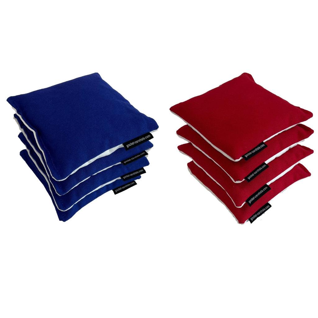 Cornhole erteposer Stick & Slide (fire-pack)-Cornhole erteposer-Gockel-BLÅ-Kvalitetstid AS