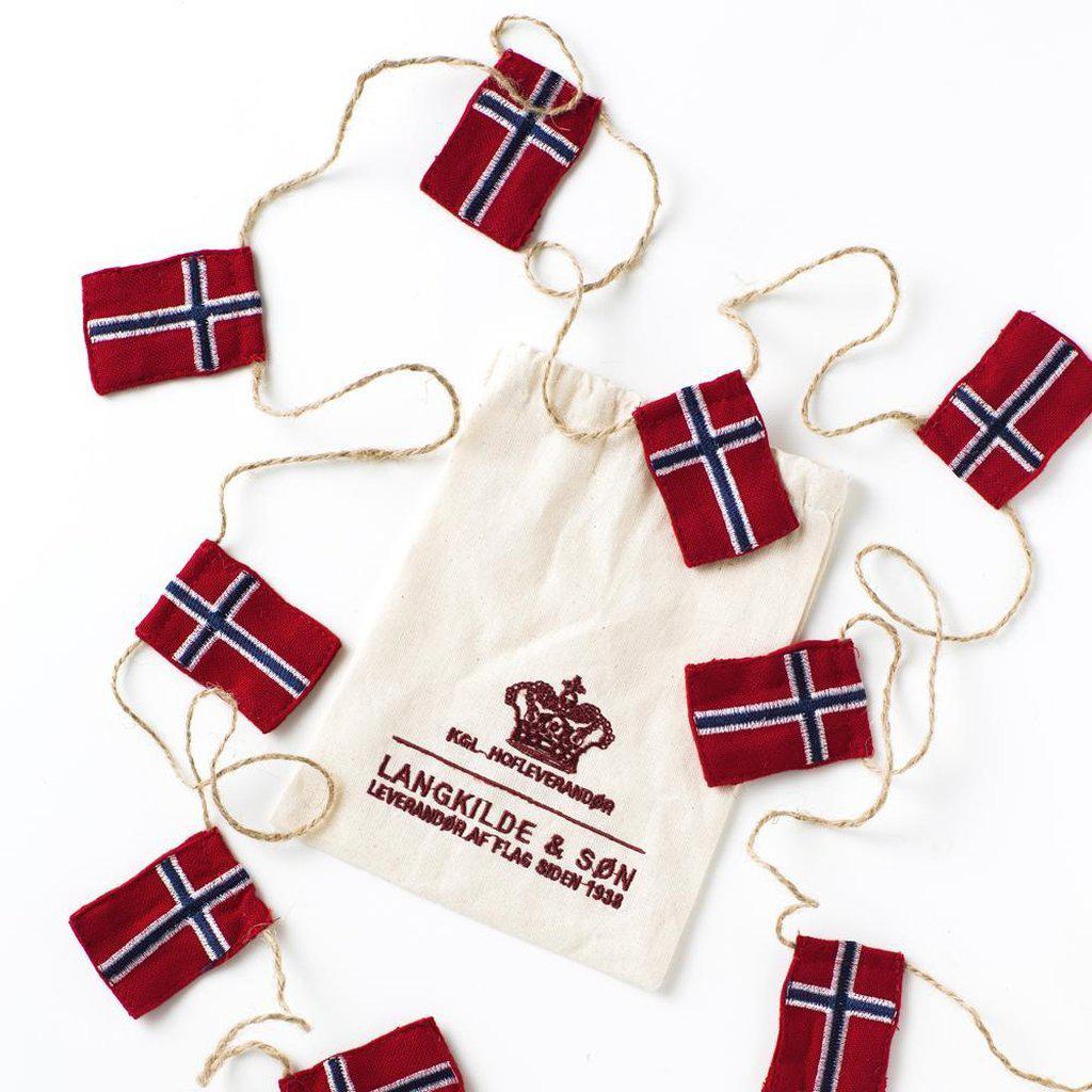 Flagg på flaggstang - 180cm-Interiør-Langkilde-Kvalitetstid AS