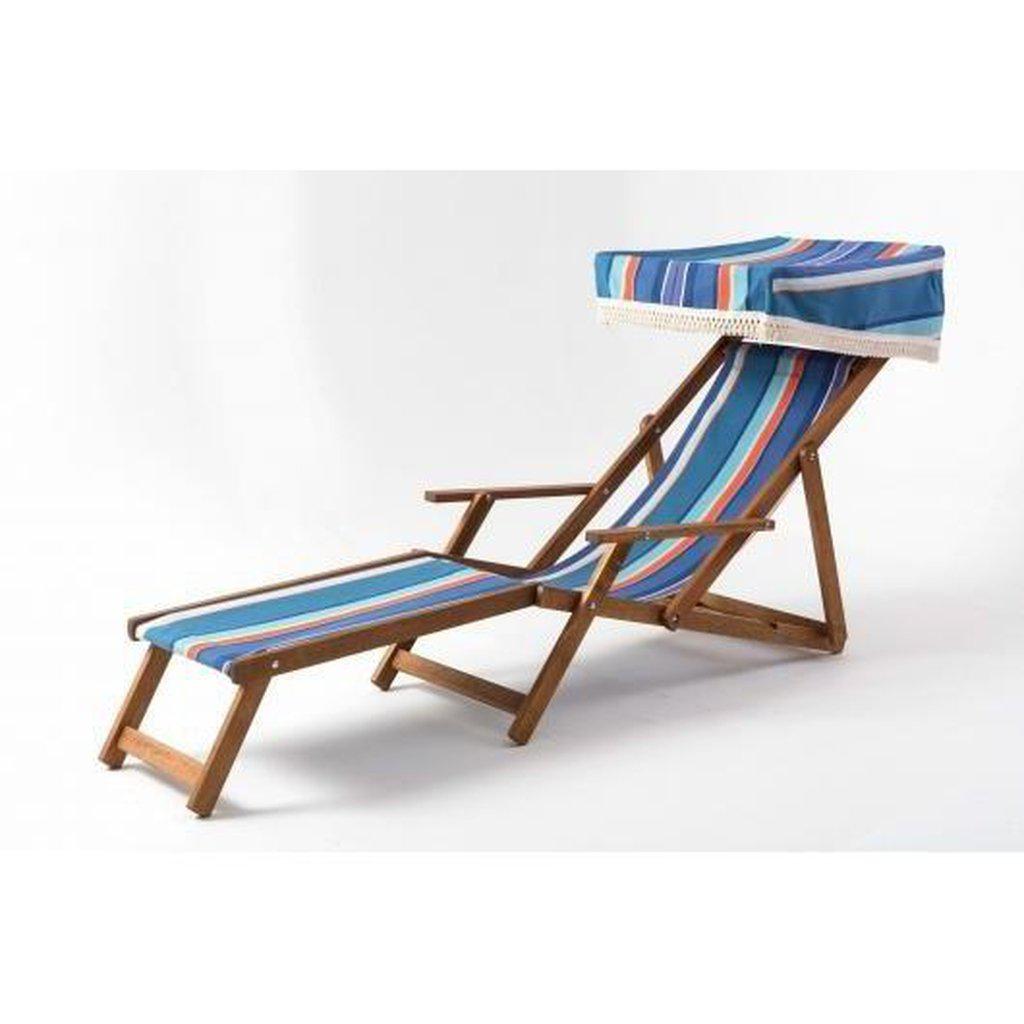 Flukt-Solseng | Edvardiansk fluktstol | Vevd bomull-Fluktstoler-Southsea Deckchairs-WC88-Kvalitetstid AS