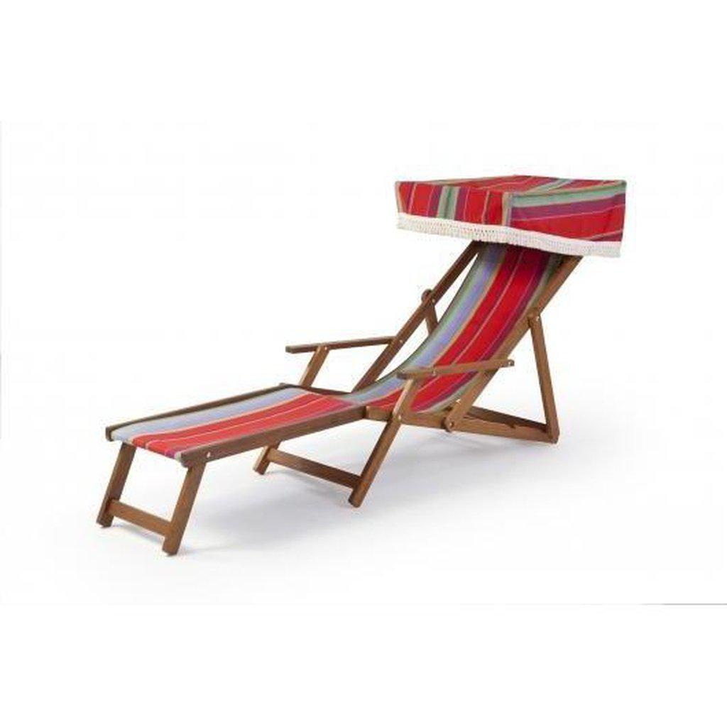 Flukt-Solseng | Edvardiansk fluktstol-Fluktstoler-Southsea Deckchairs-Vevet bomull-WC30-Kvalitetstid AS
