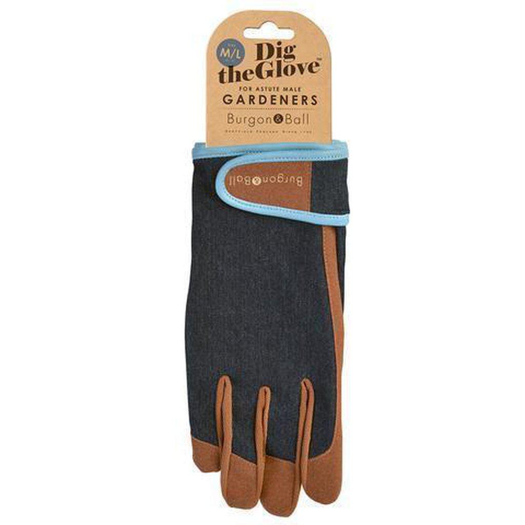 Burgon & Ball | Hagehansker Herre - Denim-Hagehansker-Burgon & Ball-M/L (8-9)-Kvalitetstid AS