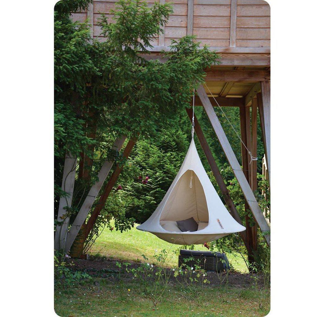 Cacoon hengekøye (flere varianter)-Hengekøye-Cacoon-Singel-Natur hvit-Kvalitetstid AS