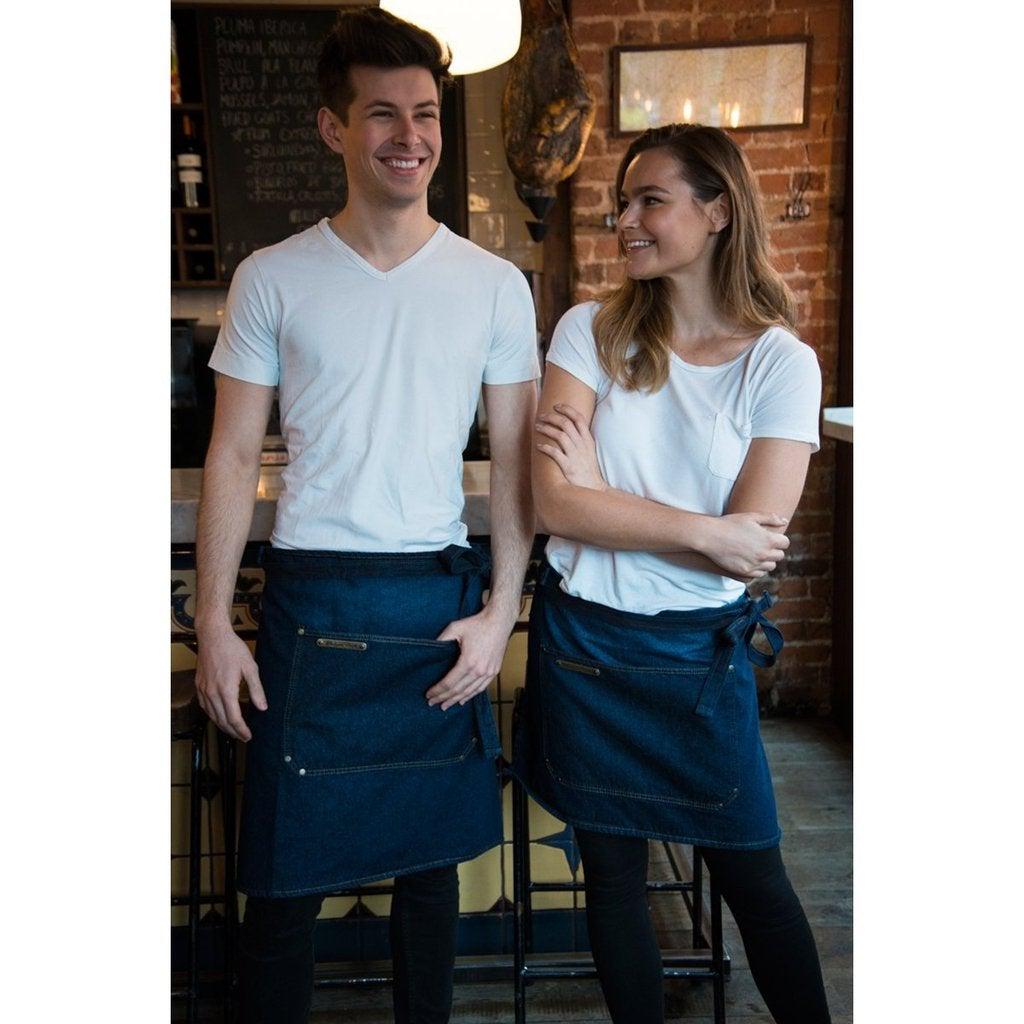 Forkle | Denim - Hofte - Lang Lengde-Hage-Stalwart Crafts-Kvalitetstid AS