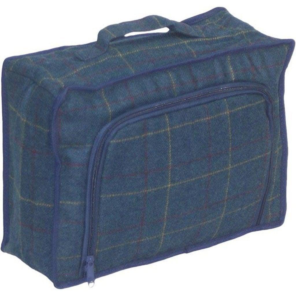 Kjølebag i blå tweed-Piknikkurver-Willow Direct-Kvalitetstid AS