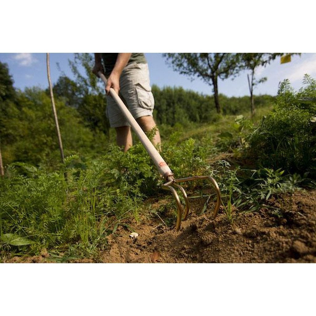 Kultivator i kobber | langt skaft-Hage-OJ Bron-Kvalitetstid AS