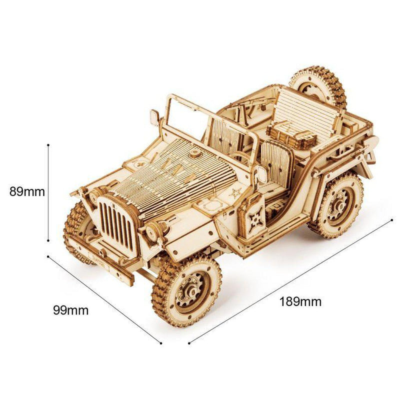 Army Field Car | Jeep-Byggesett-Robotime-Kvalitetstid AS