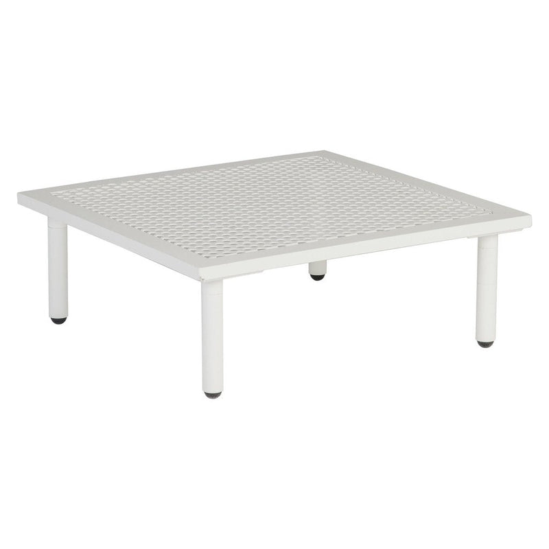 BEACH LOUNGE SIDE TABLE - ALUMINIUM TOP 0.7M X 0.7M-Utemøbler-Alexander Rose-Metall-Kvalitetstid AS