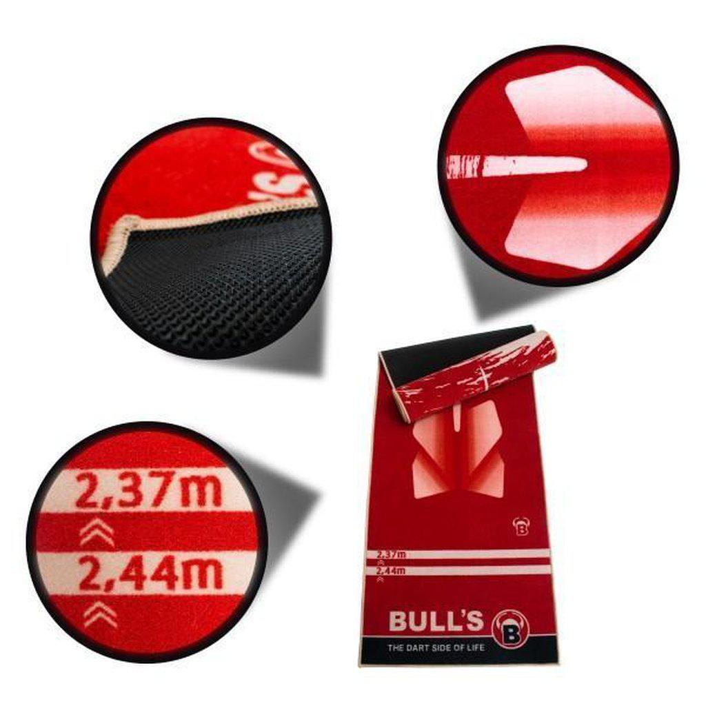 BULL'S Dartmatte "180" rød-Sport-Embassy Sports-Kvalitetstid AS