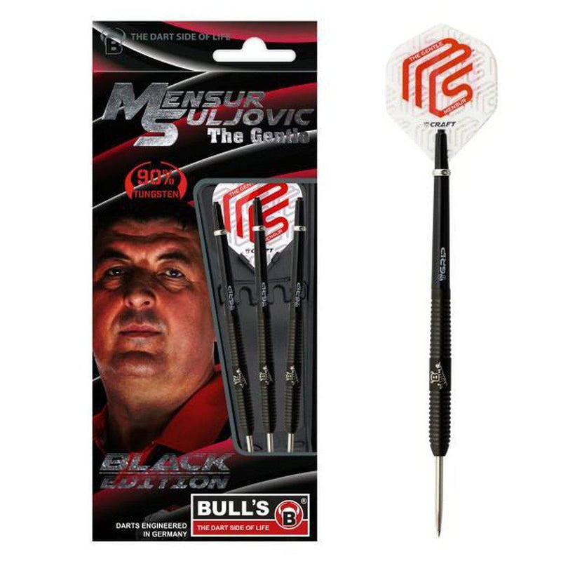 BULL'S Mensur Suljovic Black-Edition Ståldart-Sport-Bull's-21g-Kvalitetstid AS