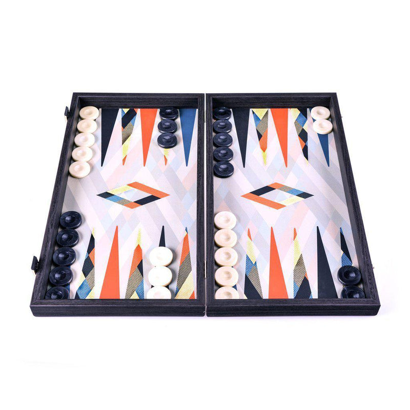 Backgammon | Creative Collection - Abstrakt flerfargedesign-Bordspill-Manopoulos-Kvalitetstid AS