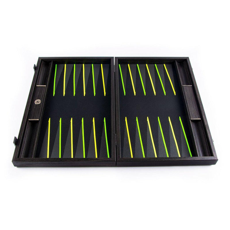 FLUO GREEN UV Backgammon-Bordspill-Manopoulos-Large-Kvalitetstid AS