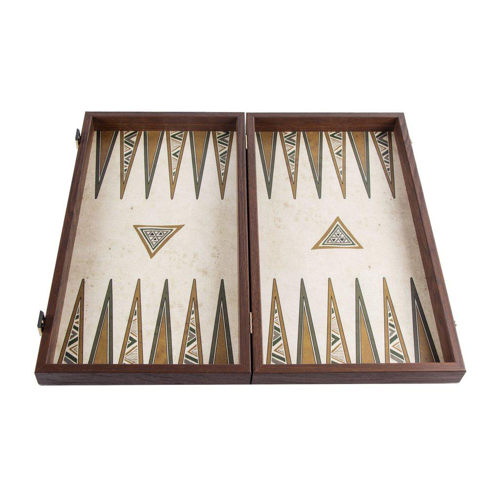 FOLK ART Backgammon-Bordspill-Manopoulos-Large-Kvalitetstid AS