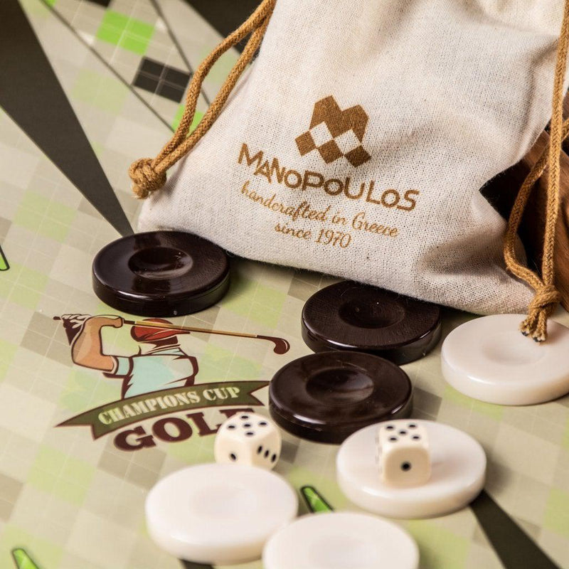 Backgammon | Creative Collection - Golf-Bordspill-Manopoulos-Kvalitetstid AS