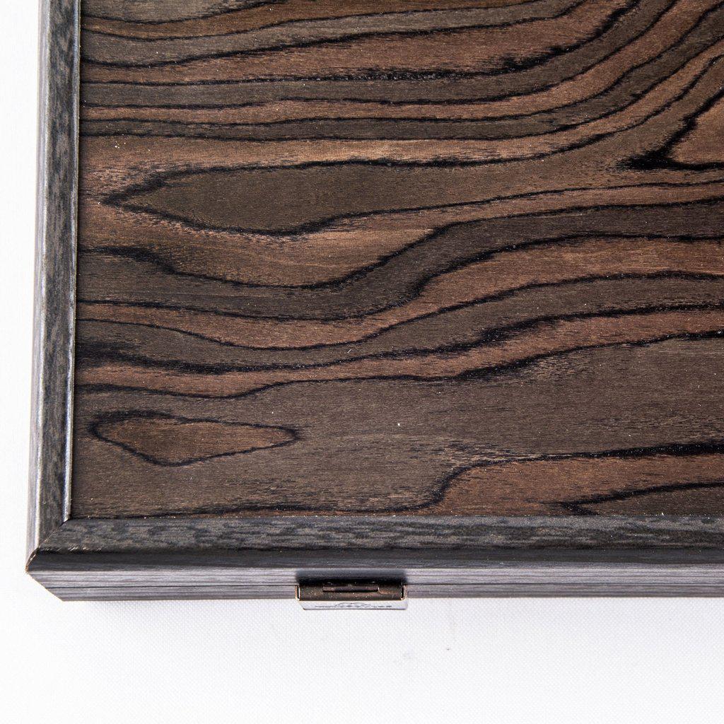 EBONY BURL Backgammon-Bordspill-Manopoulos-Large-Kvalitetstid AS