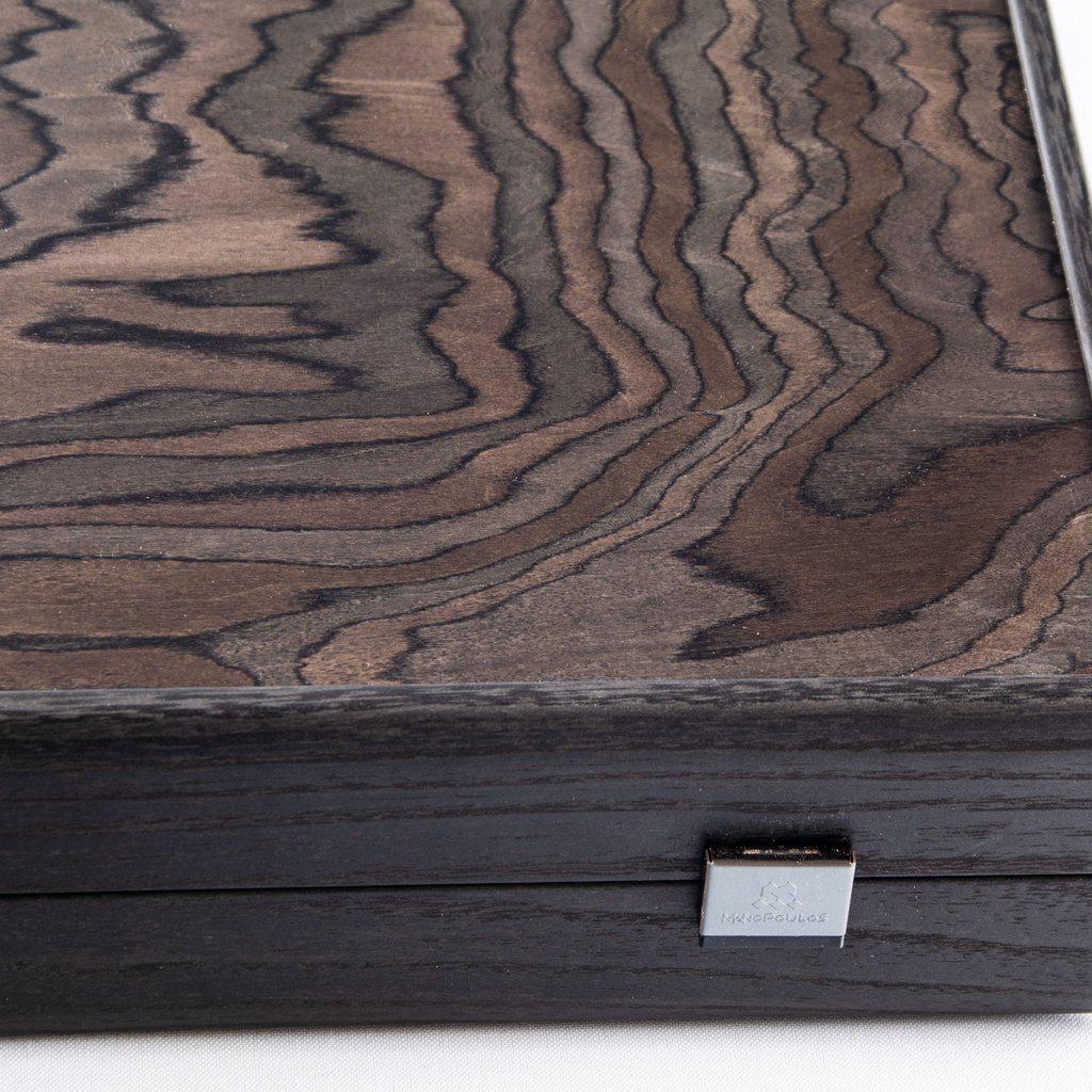 EBONY BURL Backgammon-Bordspill-Manopoulos-Large-Kvalitetstid AS