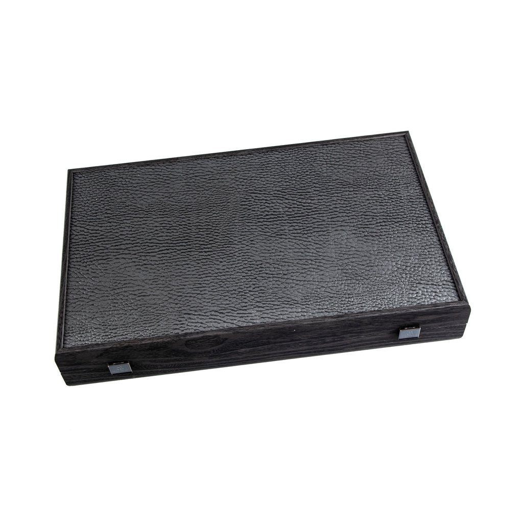 CLASSIC BLACK Backgammon-Bordspill-Manopoulos-Large-Kvalitetstid AS