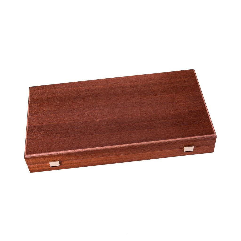 MAHOGANY Backgammon-Backgammon-Manopoulos-Large-Kvalitetstid AS