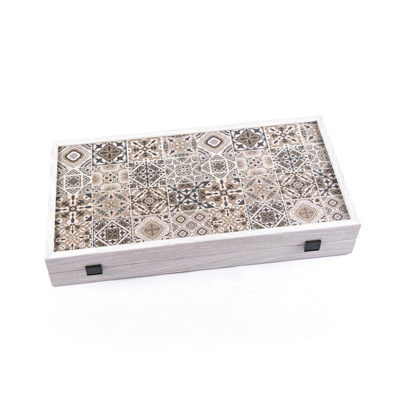 MOROCCAN MOSAIC art Backgammon-Backgammon-Manopoulos-Large-Kvalitetstid AS