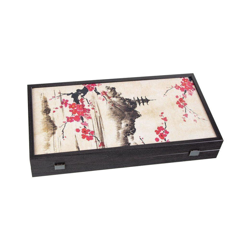 Backgammon | Creative Collection - Orientalsk kirsebærblomstring-Bordspill-Manopoulos-Kvalitetstid AS