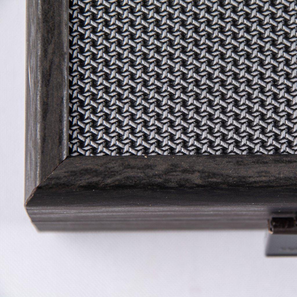 SILVER GRID TEXTURE with RUBBER PLAYING FIELD Backgammon-Bordspill-Manopoulos-Large-Kvalitetstid AS