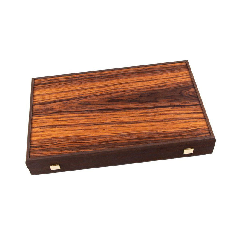PALISANDER CROWN CUT Backgammon-Bordspill-Manopoulos-Large-Kvalitetstid AS