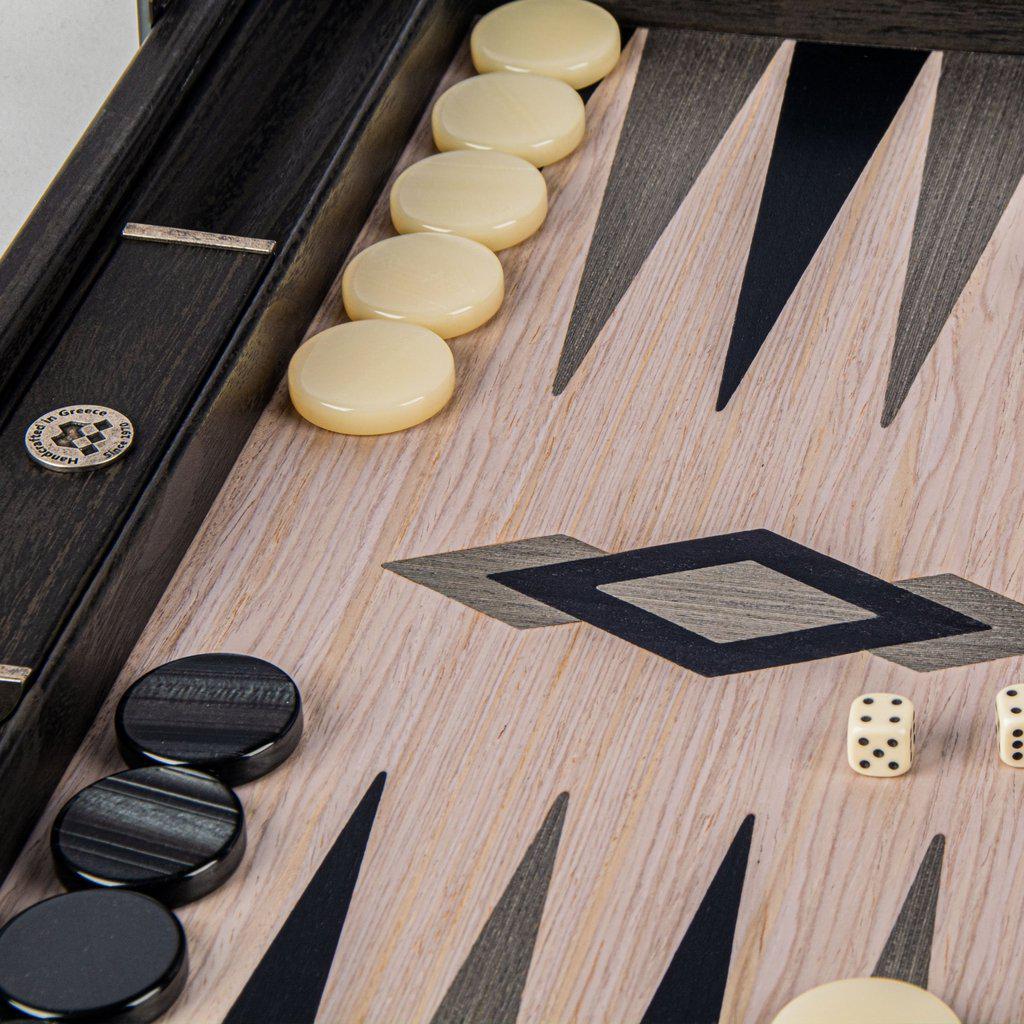 GRID WOOD ILLUSION Backgammon-Backgammon-Manopoulos-Large-Kvalitetstid AS