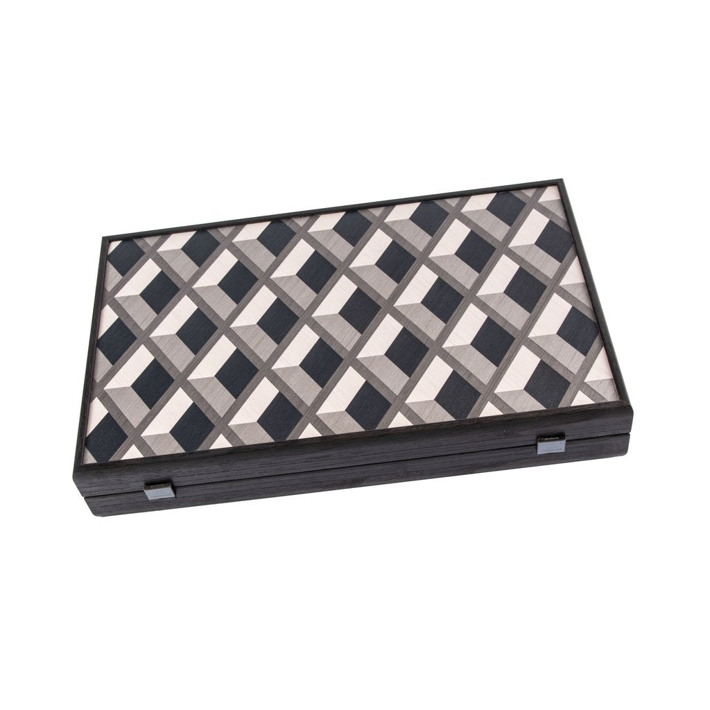 GRID WOOD ILLUSION Backgammon-Backgammon-Manopoulos-Large-Kvalitetstid AS