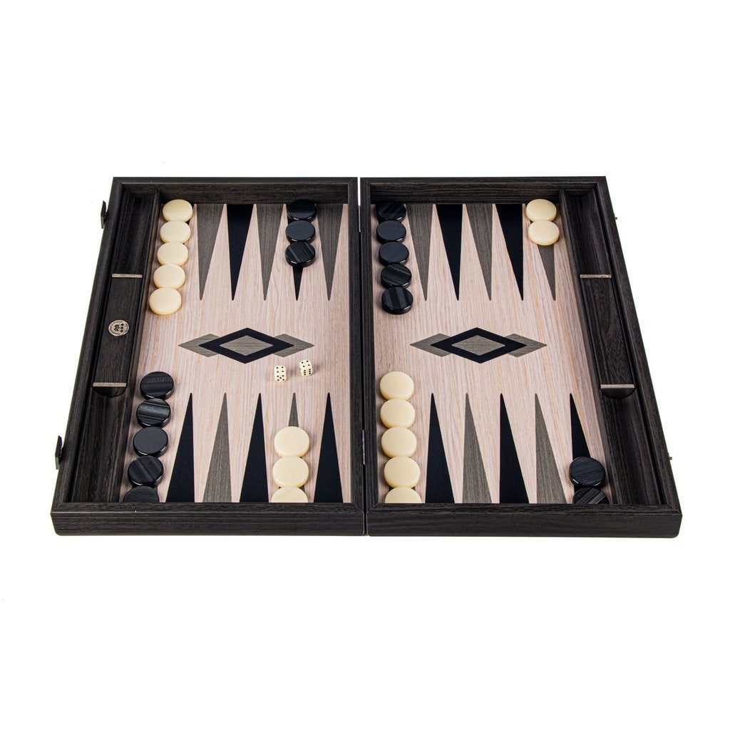 GRID WOOD ILLUSION Backgammon-Backgammon-Manopoulos-Large-Kvalitetstid AS