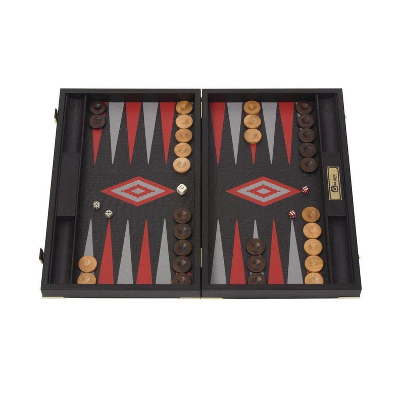 Backgammon i imitert krokodilleskinn-Bordspill-Uber Games-Kvalitetstid AS