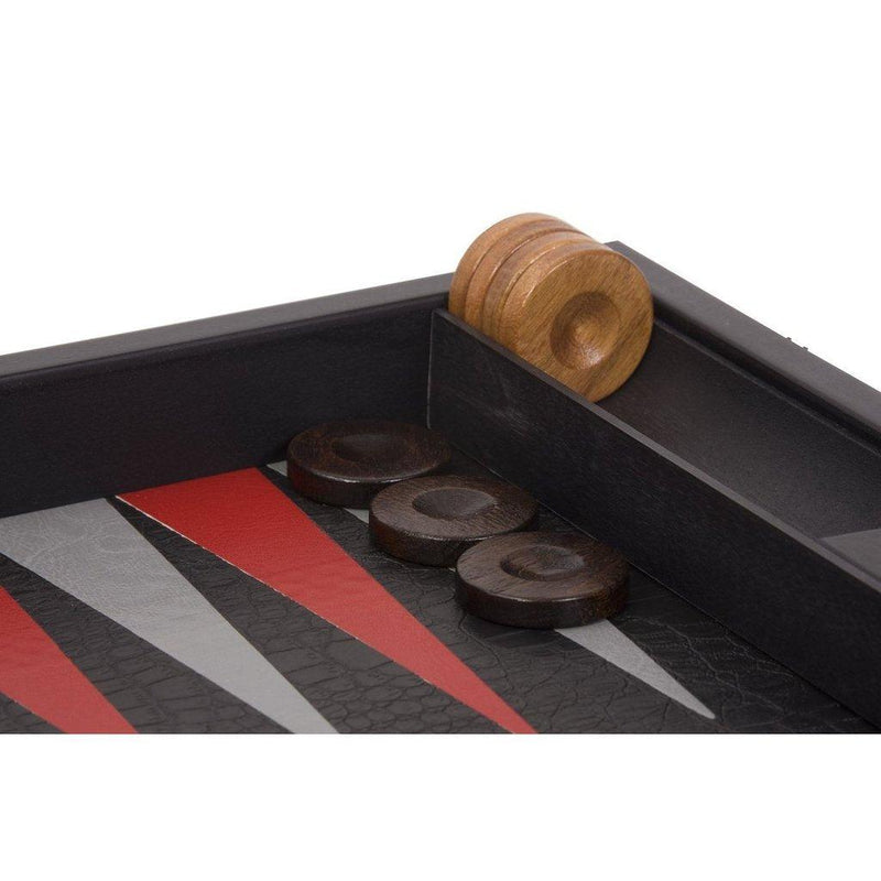 Backgammon i imitert krokodilleskinn-Bordspill-Uber Games-Kvalitetstid AS
