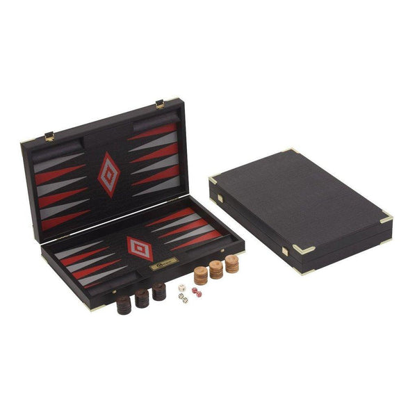 Backgammon i imitert krokodilleskinn-Bordspill-Uber Games-Kvalitetstid AS