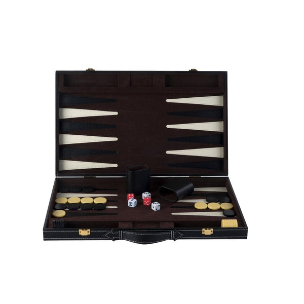 Backgammon i imitert skinn-Backgammon-Engelhart-Kvalitetstid AS
