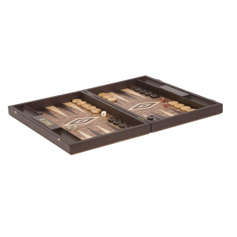 Backgammon i valnøtt med kvistknuter (60x47 cm)-Bordspill-Uber Games-Kvalitetstid AS