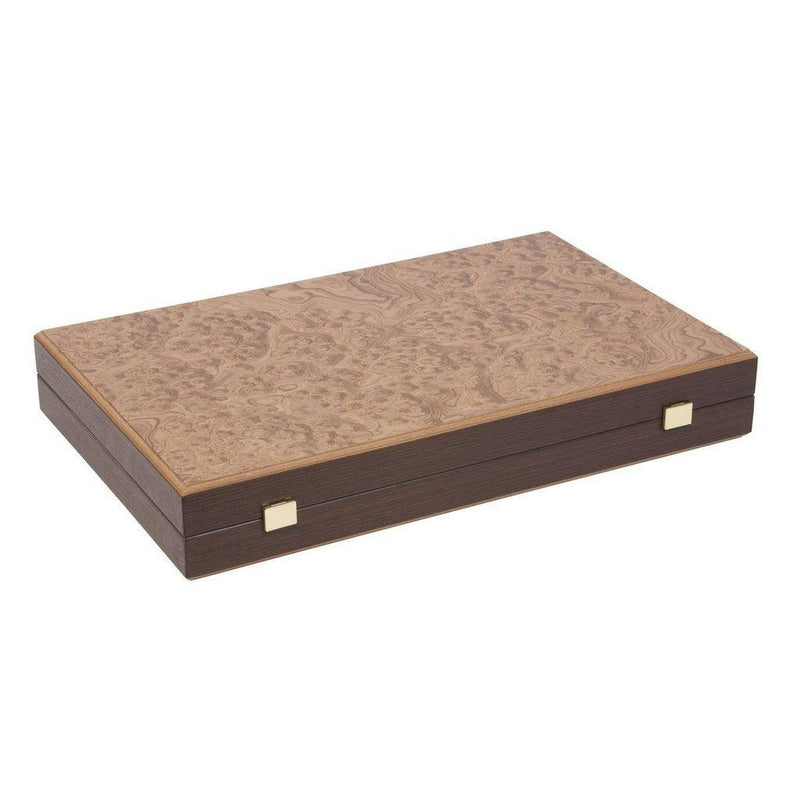 Backgammon i valnøtt med kvistknuter (60x47 cm)-Bordspill-Uber Games-Kvalitetstid AS