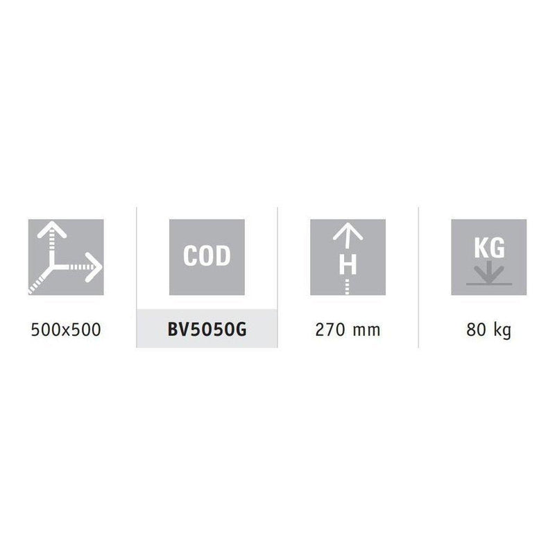 Betongvekt | m/blomsterpotte | BV5050-Parasoll-tilbehør-Scolaro-Mørk grå-Kvalitetstid AS