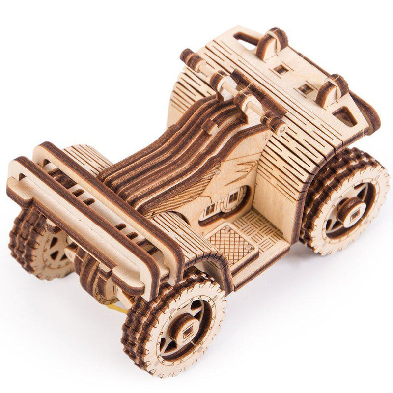 Autoset - 3D mekanisk 3D byggesett i tre fra WoodTrick1